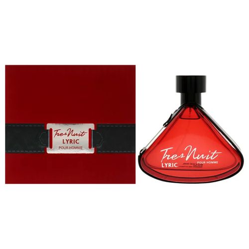 Armaf Tres Nuit Lyric Cologne for Men - Eau de Parfum Spray 3.4 oz