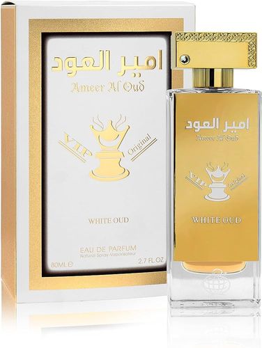 Ameer Al Oud Vip White Oud Perfume for Unisex - Eau de Parfum Spray 3.4 oz