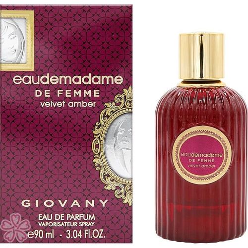 Eaudemadame De Femme Velvet Amber Perfume for Women - Eau de Parfum Spray 3.0 oz