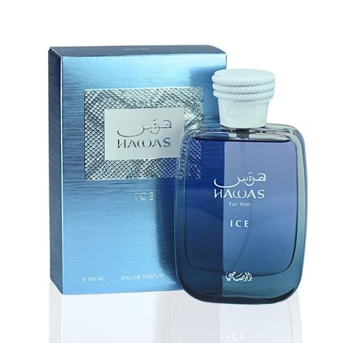 Hawas Ice Cologne for Men - Eau de Parfum Spray 3.38 oz