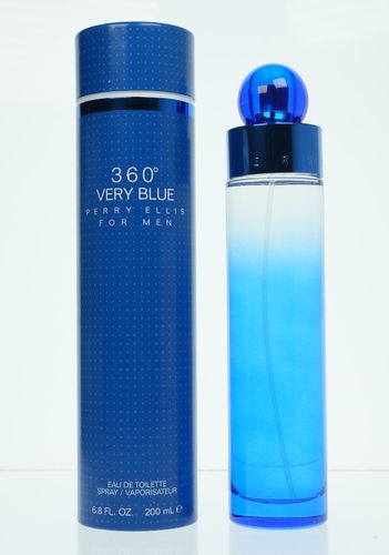 360 Very Blue Cologne for Men - Eau de Toilette Spray 6.8 oz