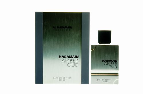 Al Haramain Amber Oud Carbon Cologne for Men - Eau de Parfum Spray 6.7 oz