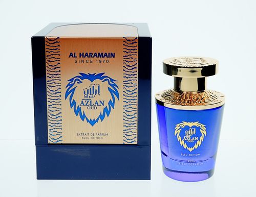 Al Haramain Azlan Oud Bleu Cologne for Men - Extrait de Parfum Spray 3.33 oz