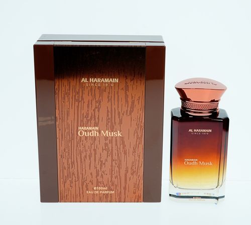 Al Haramain Oudh Musk Cologne for Men - Eau de Parfum Spray 3.33 oz