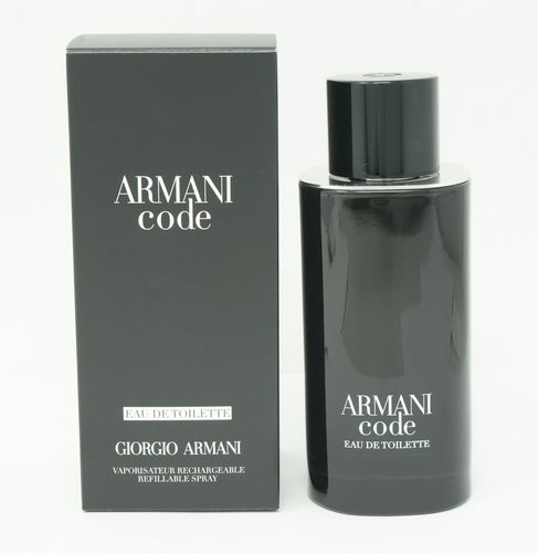 Armani Code Cologne for Men - Eau de Toilette Refillable Spray 4.2 oz