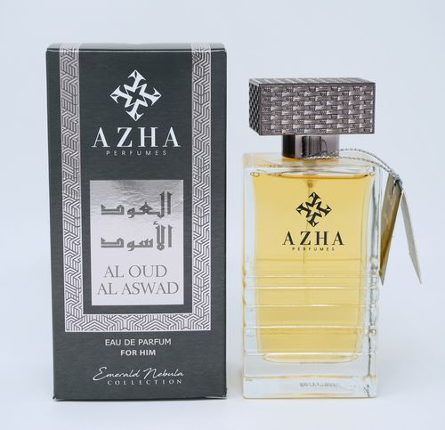 Azha Al Oud Al Aswad Cologne for Men - Eau de Parfum Spray 3.3 oz