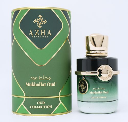 Azha Mukhallat Oud Cologne for Men - Eau de Parfum Spray 3.3 oz