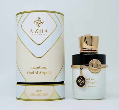 Azha Oud Al Abyadh Cologne for Men - Eau de Parfum Spray 3.3 oz