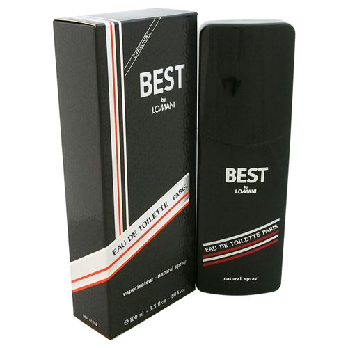 Best By Lomani Cologne for Men - Eau de Toilette Spray 3.4 oz