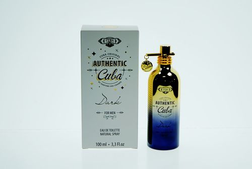 Cuba Authentic Dark Cologne for Men - Eau de Toilette Spray 3.3 oz