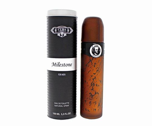 Cuba Milestone Cologne for Men - Eau de Toilette Spray 3.3 oz