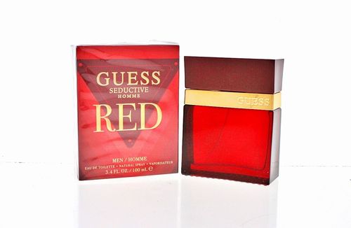 Guess Seductive Red Cologne for Men - Eau de Toilette Spray 3.4 oz