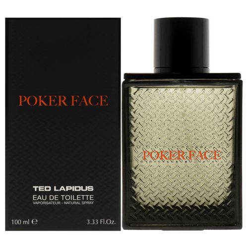 Lapidus Poker Face Cologne for Men - Eau de Toilette Spray 3.4 oz