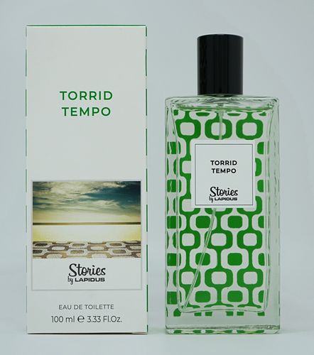 Lapidus Torrid Tempo Cologne for Men - Eau de Toilette Spray 3.33 oz