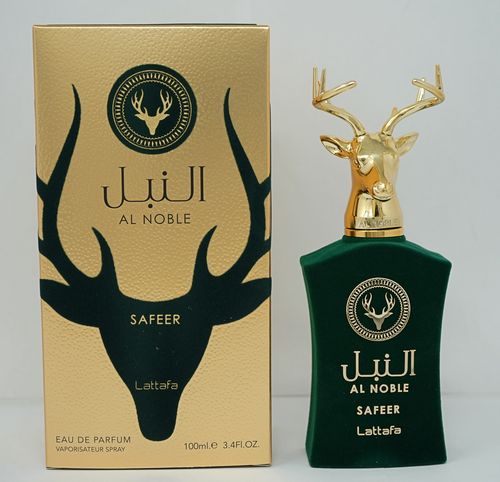 Lattafa Al Noble Safeer Cologne for Men - Eau de Parfum Spray 3.4 oz