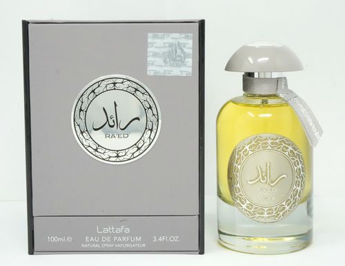 Lattafa Raed Silver Cologne for Men - Eau de Parfum Spray 3.4 oz