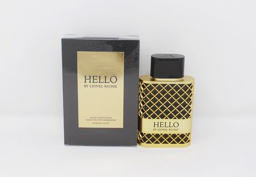 Lionel Richie Hello Cologne for Men - Eau de Toilette Spray 3.4 oz