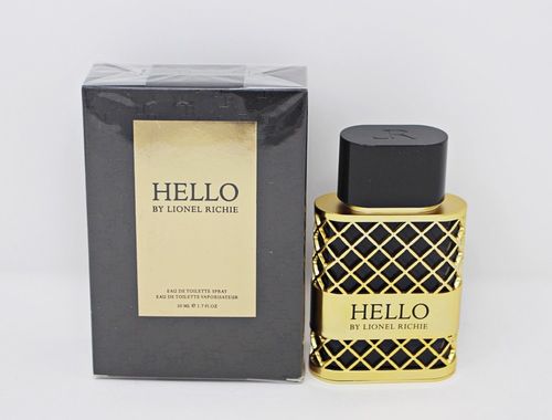 Lionel Richie Hello Cologne for Men - Eau de Toilette Spray 1.7 oz