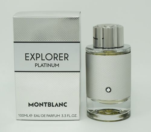 Mont Blanc Explorer Platinum Cologne for Men - Eau de Parfum Spray 3.3 oz