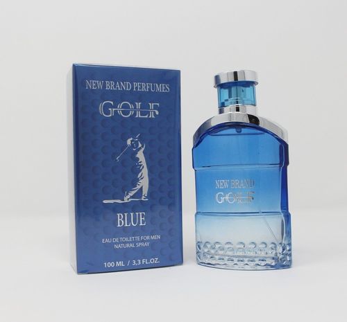 New Brand Golf Blue Cologne for Men - Eau de Toilette Spray 3.3 oz