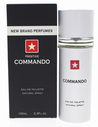 New Brand Prestige Commando Cologne for Men - Eau de Toilette Spray 3.4 oz