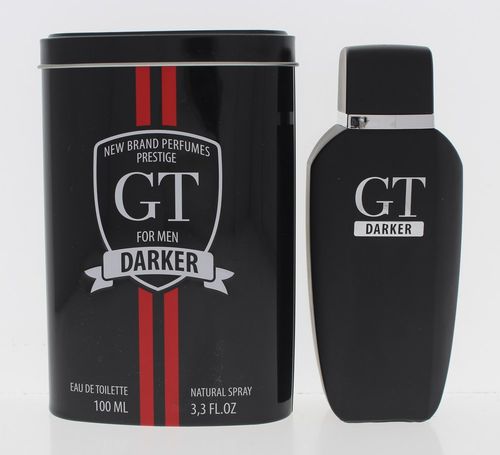 New Brand Prestige Gt Darker Cologne for Men - Eau de Toilette Spray 3.3 oz