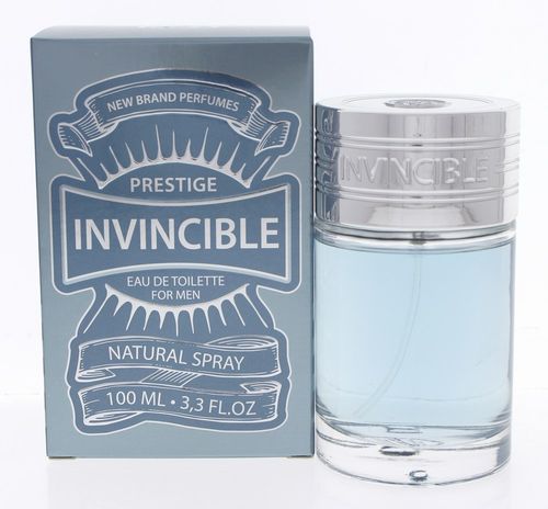 New Brand Prestige Invincible Cologne for Men - Eau de Toilette Spray 3.3 oz