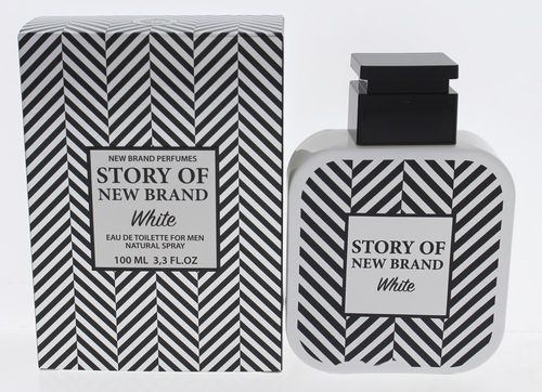 New Brand Story Of New Brand White Cologne for Men - Eau de Toilette Spray 3.3 oz