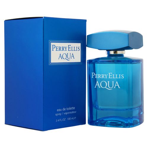 Perry Ellis Aqua Cologne for Men - Eau de Toilette Spray 3.4 oz