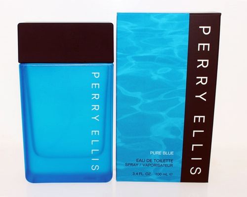 Perry Ellis Pure Blue Cologne for Men - Eau de Toilette Spray 3.4 oz