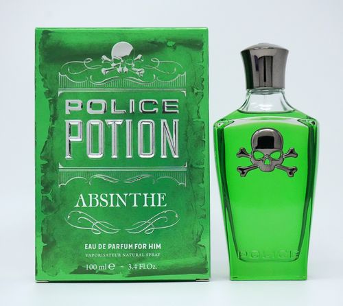 Police Potion Absinthe Cologne for Men - Eau de Parfum Spray 3.4 oz