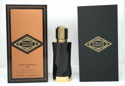 Versace Atelier Tabac Imperial Cologne for Men - Eau de Parfum Spray 3.4 oz