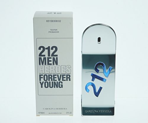 212 Heroes Forever Young Cologne for Men - Eau de Toilette Spray TESTER 3.0 oz