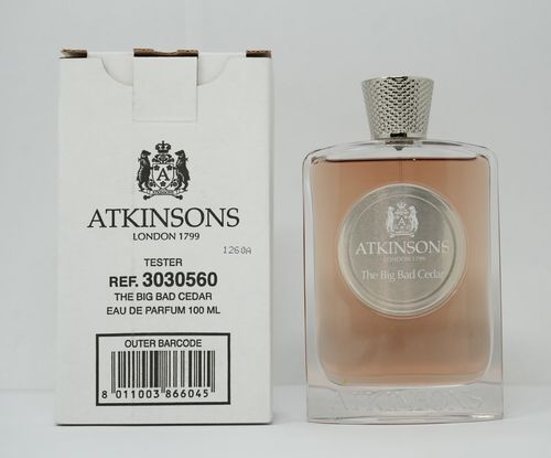 Atkinsons The Big Bad Cedar Cologne for Men - Eau de Parfum Spray TESTER 3.4 oz