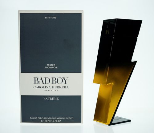 Carolina Herrera Bad Boy Extreme Cologne for Men - Eau de Parfum Spray TESTER 3.4 oz