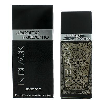 Jacomo De Jacomo In Black Cologne for Men - Eau de Toilette Spray TESTER 3.4 oz