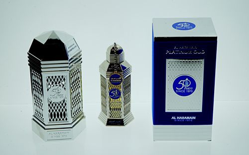 Al Haramain Platinum Oud Perfume for Women - Eau de Parfum Spray 3.4 oz