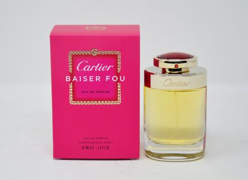 Cartier Baiser Fou Perfume for Women - Eau de Parfum Spray 1.7 oz