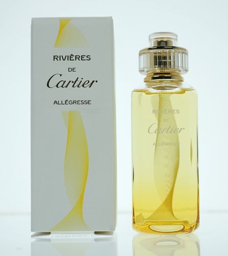 Cartier Rivieres De Allegresse Perfume for Women - Eau de Toilette Refillable Spray 3.3 oz