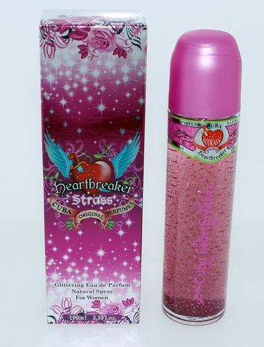 Cuba Strass Heart Breaker Perfume for Women - Eau de Parfum Spray 3.4 oz