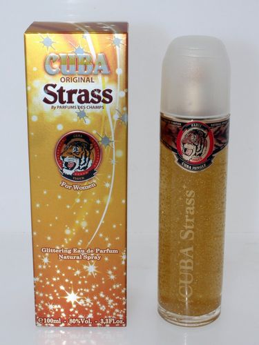 Cuba Strass Tiger Perfume for Women - Eau de Parfum Spray 3.4 oz