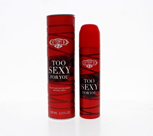 Cuba Too Sexy for You Perfume for Women - Eau de Parfum Spray 3.3 oz