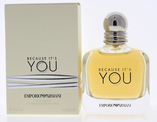 Emporio Armani Because Its You Perfume for Women - Eau de Parfum Spray 3.4 oz