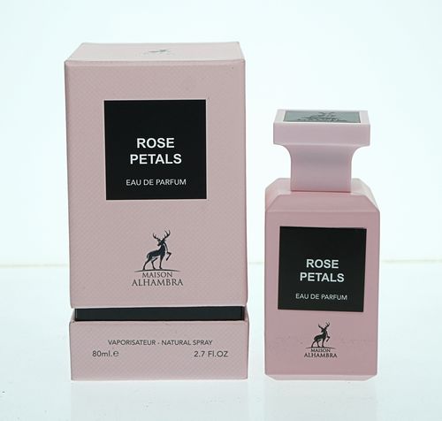 Maison Alhambra Rose Petals Perfume for Women - Eau de Parfum Spray 2.7 oz