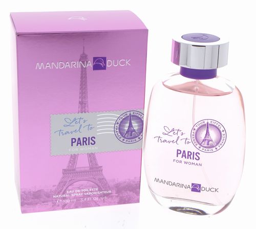 Mandarina Duck Lets Travel To Paris Perfume for Women - Eau de Toilette Spray 3.4 oz