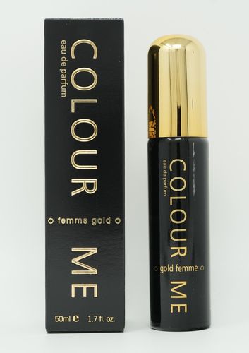 Milton-Lloydcolour Me Femme Gold Perfume for Women - Eau de Parfum Spray 1.7 oz