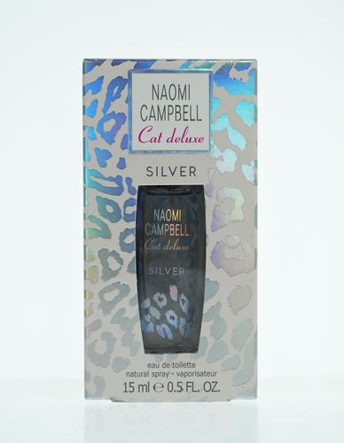 Naomi Campbell Cat Deluxe Silver Perfume for Women - Eau de Toilette Spray 0.50 oz