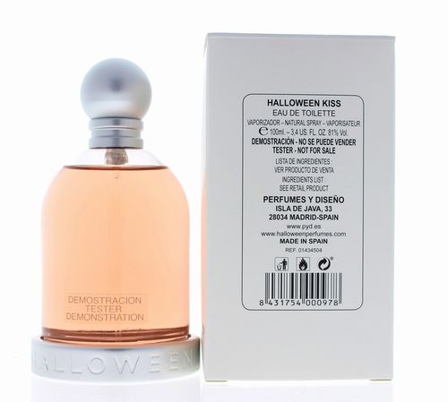 Halloween Kiss Perfume for Women - Eau de Toilette Spray TESTER 3.4 oz
