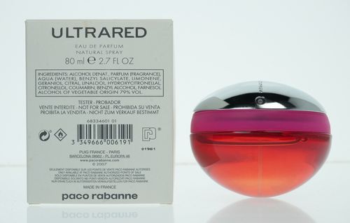 Ultrared Perfume for Women - Eau de Parfum Spray TESTER 2.7 oz