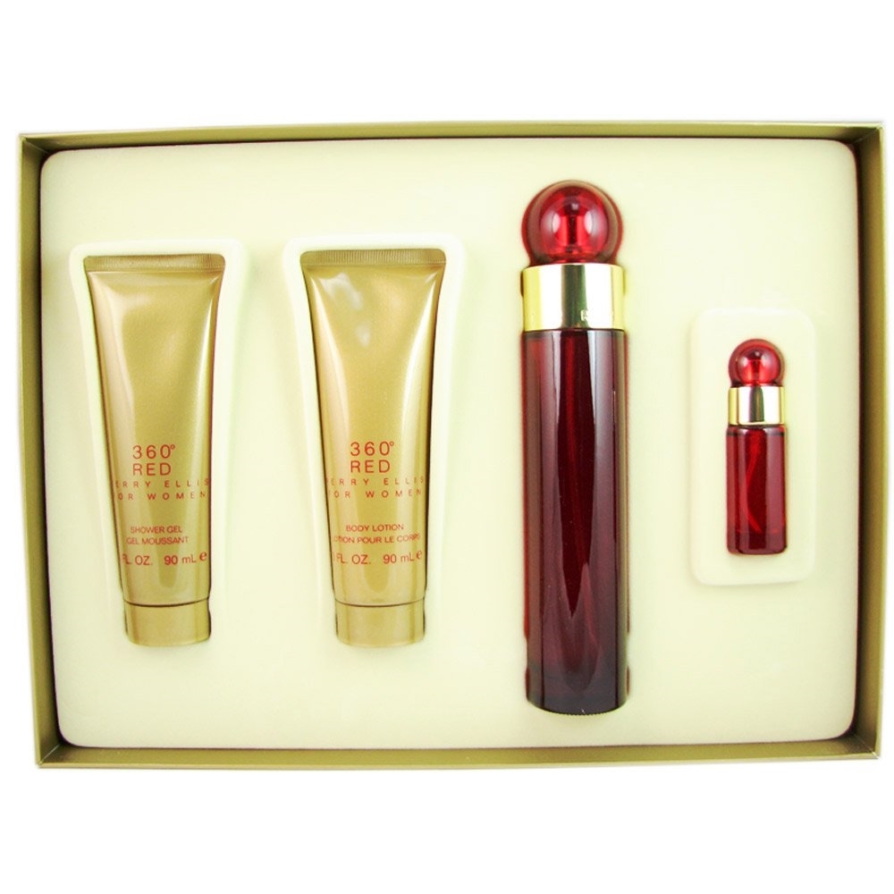 360 Red for Women 4 Piece Set Includes